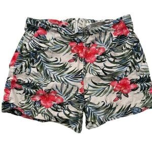 EUC Tea & Cup Women’s Mini Floral Shorts High Waiat - Size Small